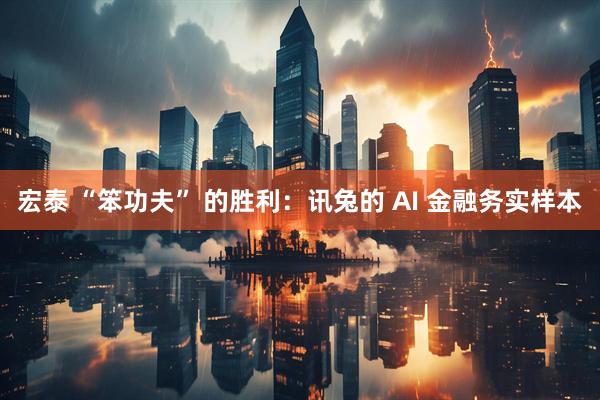 宏泰 “笨功夫” 的胜利：讯兔的 AI 金融务实样本