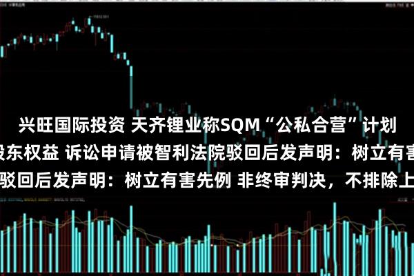 兴旺国际投资 天齐锂业称SQM“公私合营”计划绕开股东会侵害子公司股东权益 诉讼申请被智利法院驳回后发声明：树立有害先例 非终审判决，不排除上诉