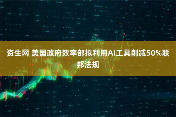 资生网 美国政府效率部拟利用AI工具削减50%联邦法规